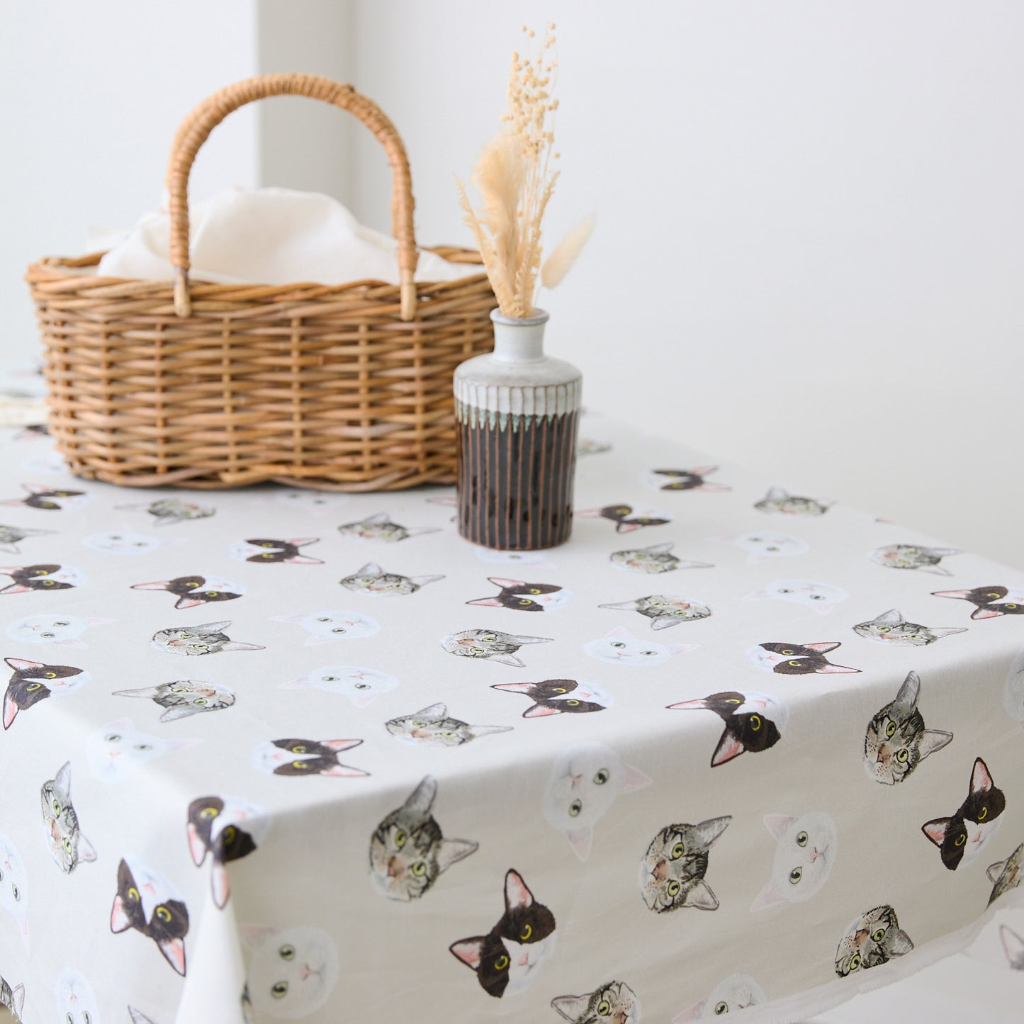 【直営店限定・予約販売】Coony/クーニー Three cats ～綿100%シーチング～