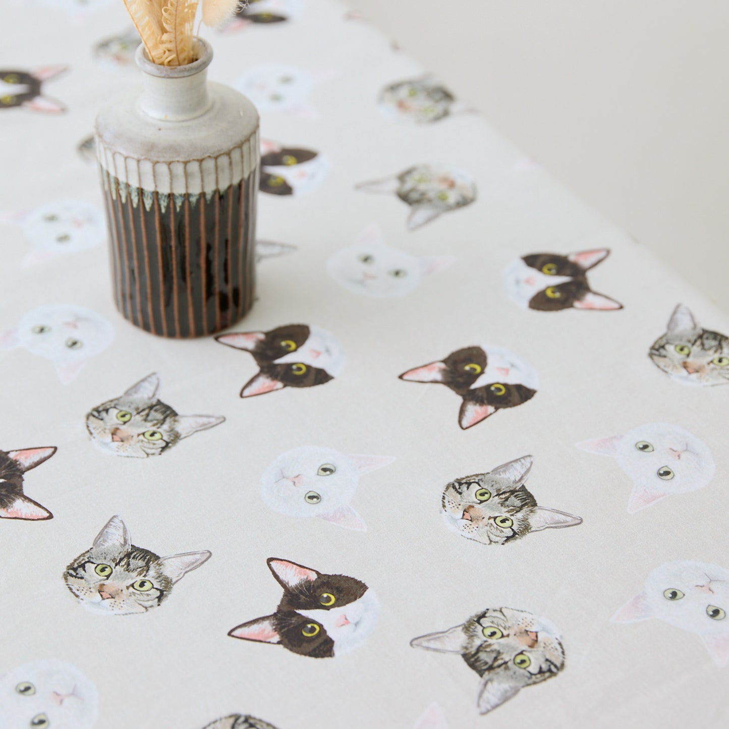 【直営店限定・予約販売】Coony/クーニー Three cats ～綿100%シーチング～