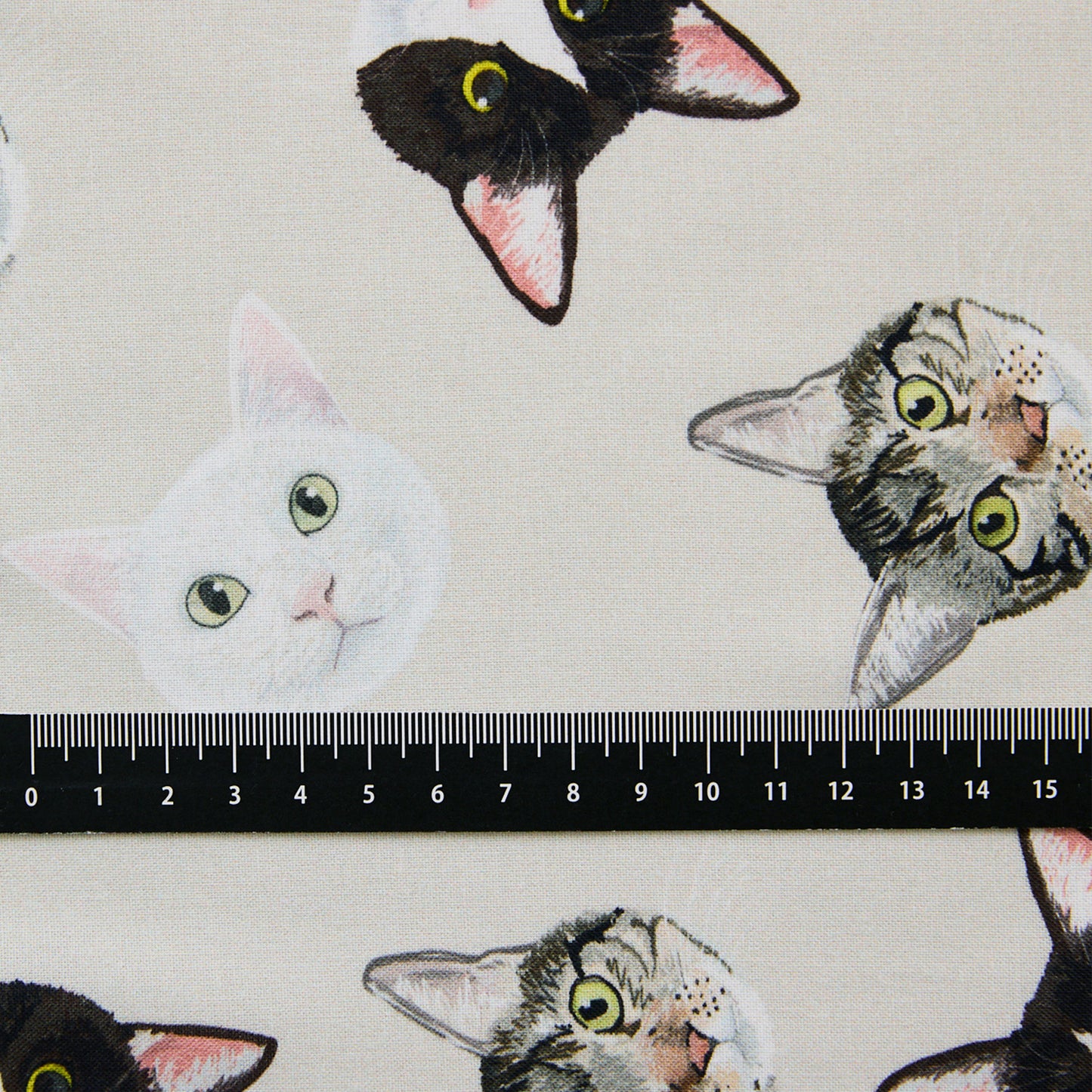 【直営店限定・予約販売】Coony/クーニー Three cats ～綿100%シーチング～