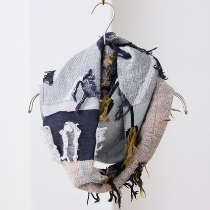 POLS -KESHIKI- ウールカットジャガード スヌード