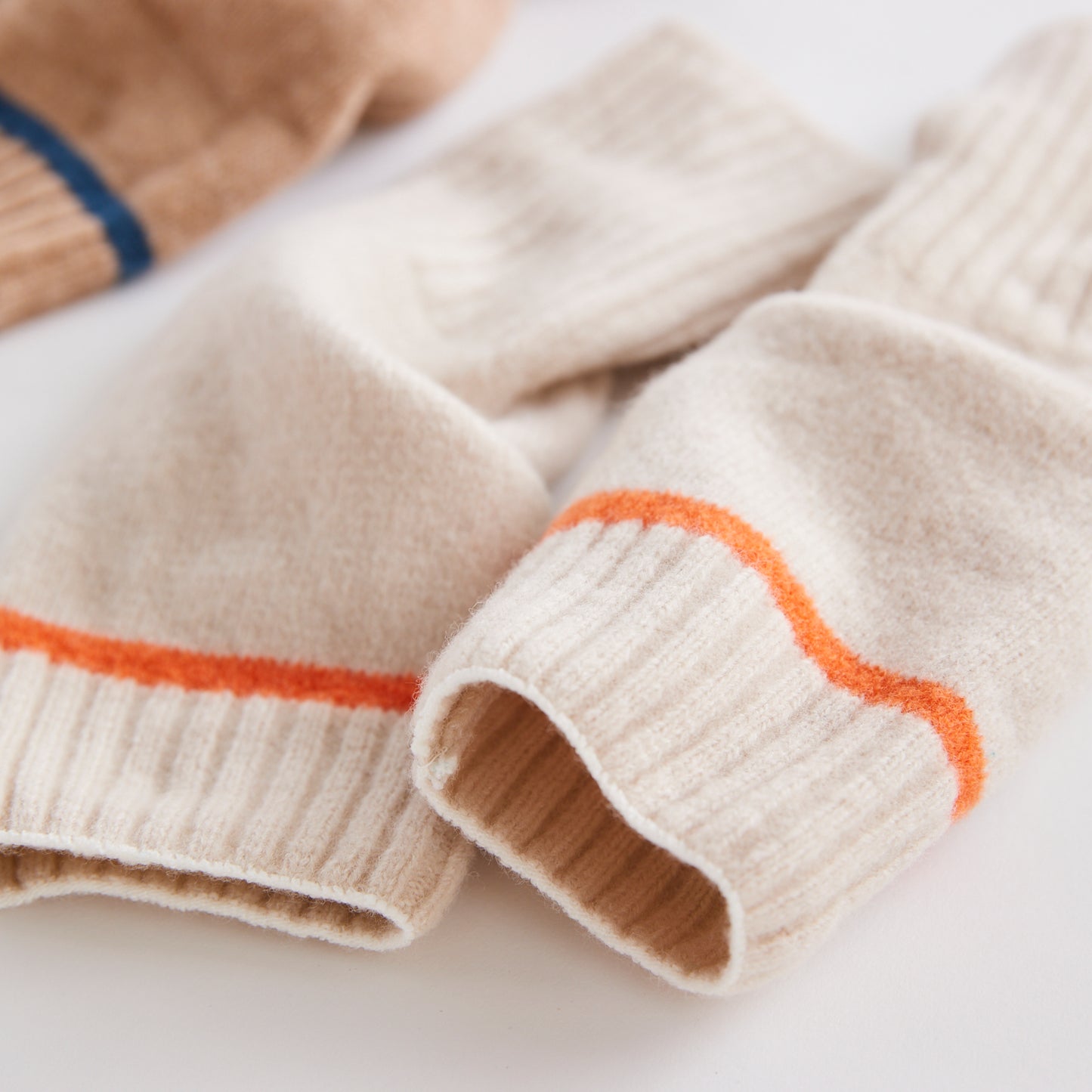 TRICOTÉ -LINE RIB ARM WARMERS- ラインリブアームウォーマー