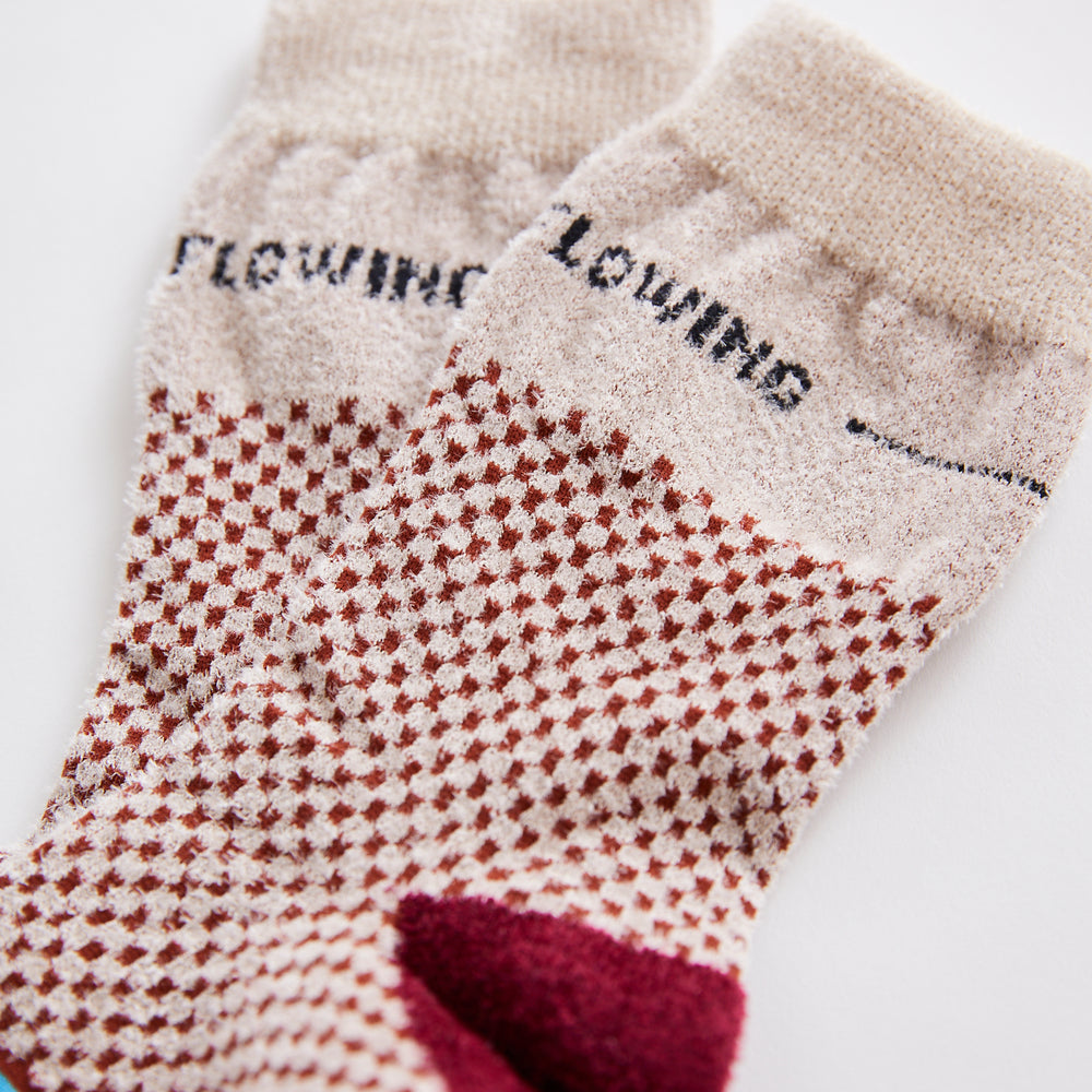 TRICOTÉ -MINI CHECKERED BICOLOUR SOCKS- ミニチェッカードバイカラーソックス TPS-1209-1A