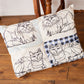 ＋HAyU fabric ～HAyU CAT～パネル生地 綿麻キャンバス - cocca