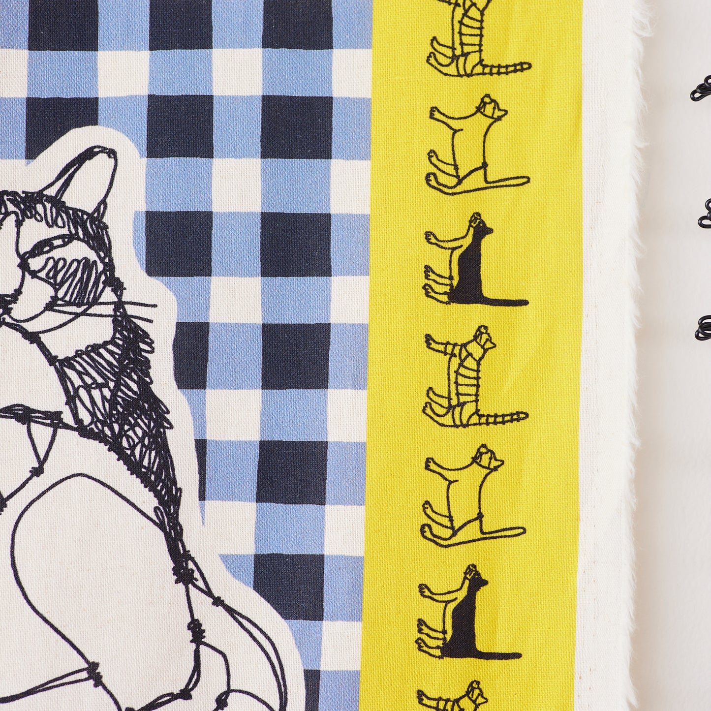 ＋HAyU fabric ～HAyU CAT～パネル生地 綿麻キャンバス - cocca