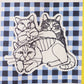 ＋HAyU fabric ～HAyU CAT～パネル生地 綿麻キャンバス - cocca