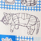 ＋HAyU fabric ～HAyU CAT～パネル生地 綿麻キャンバス - cocca