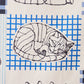 ＋HAyU fabric ～HAyU CAT～パネル生地 綿麻キャンバス - cocca
