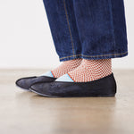 TRICOTÉ -MINI CHECKERED BICOLOUR SOCKS- ミニチェッカードバイカラーソックス TPS-1209-1A