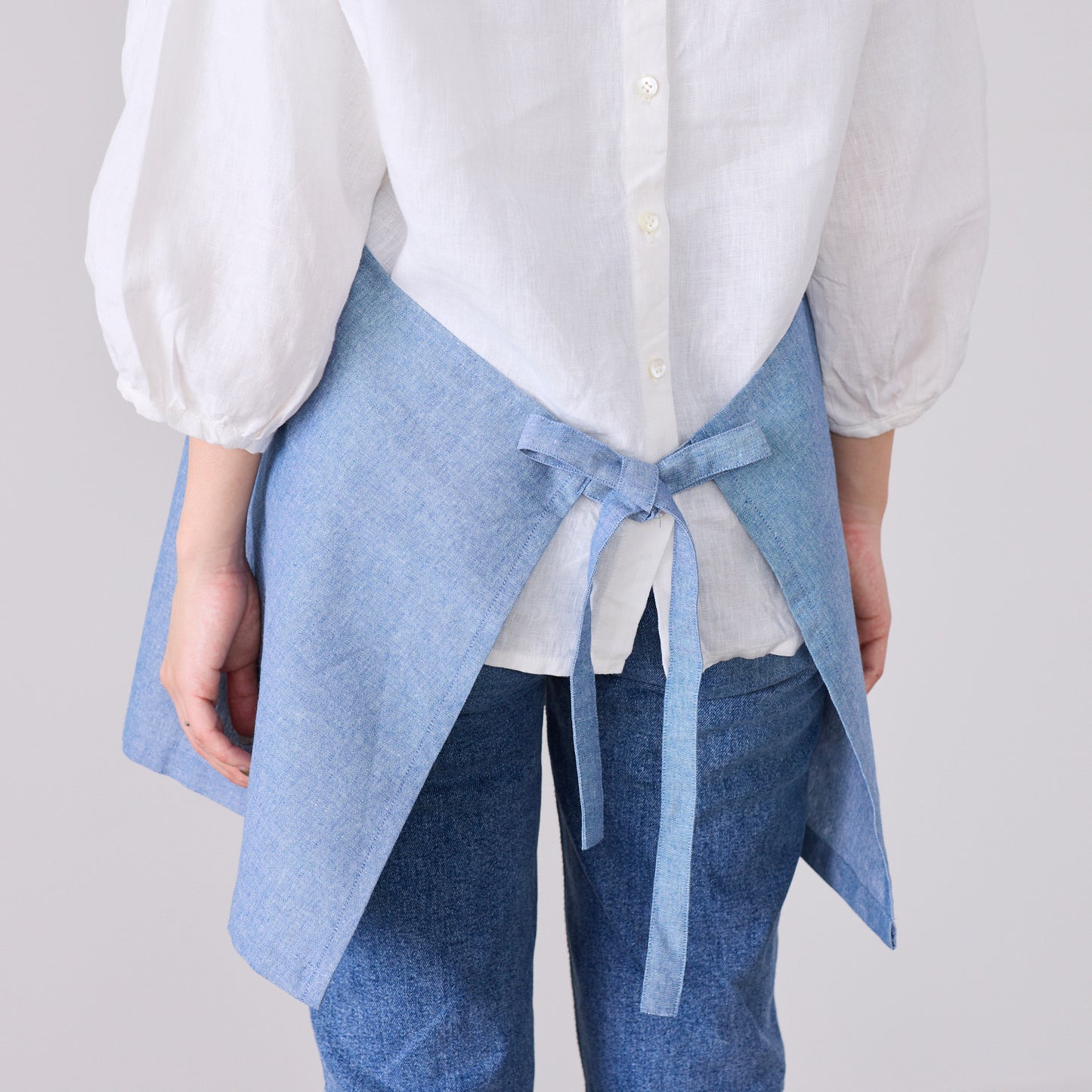 【＋HAyU】-kitchen fabrics- ショートエプロン - cocca