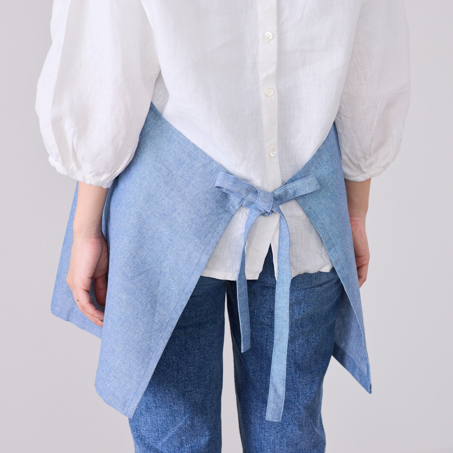 【＋HAyU】-kitchen fabrics- ショートエプロン - cocca
