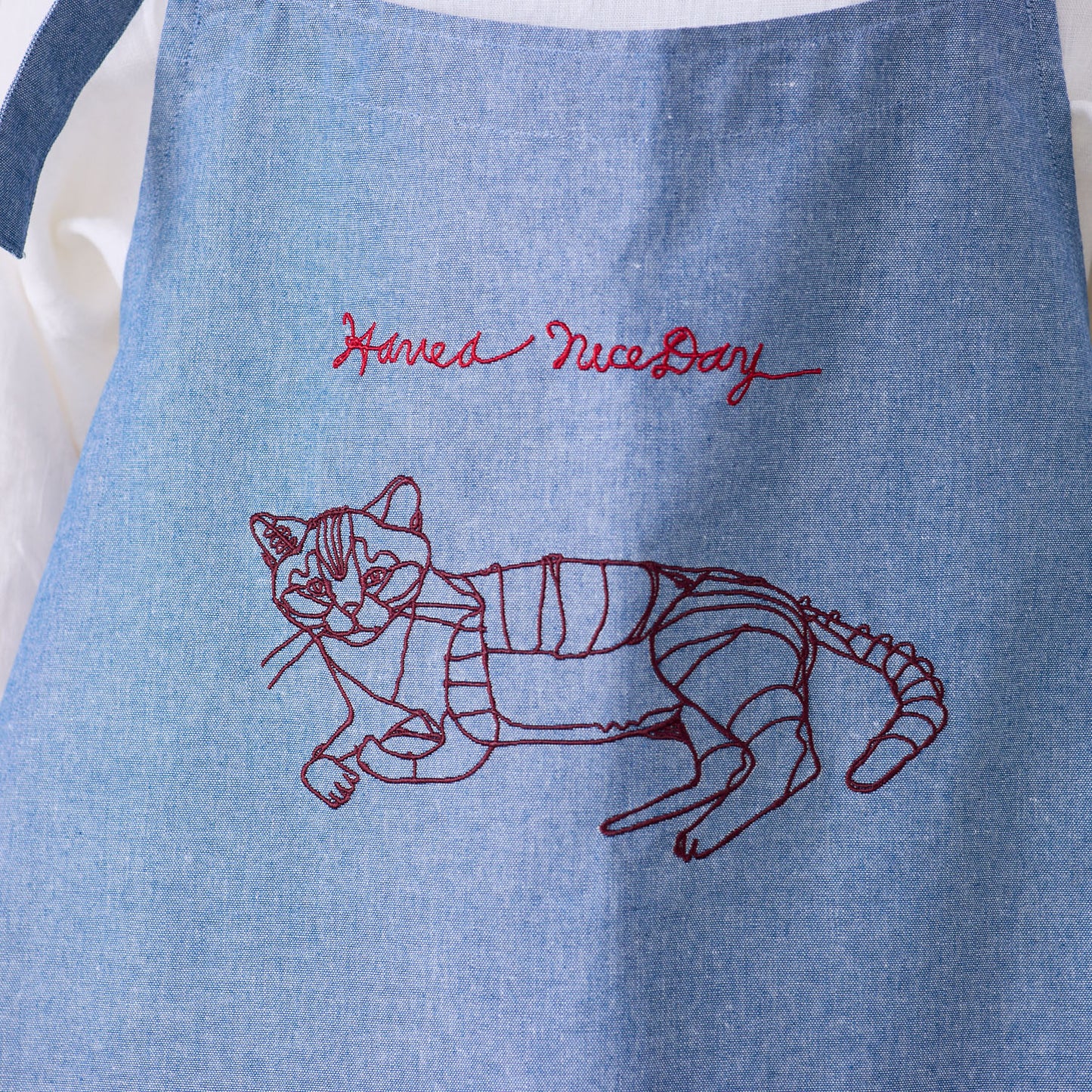 【＋HAyU】-kitchen fabrics- ショートエプロン - cocca