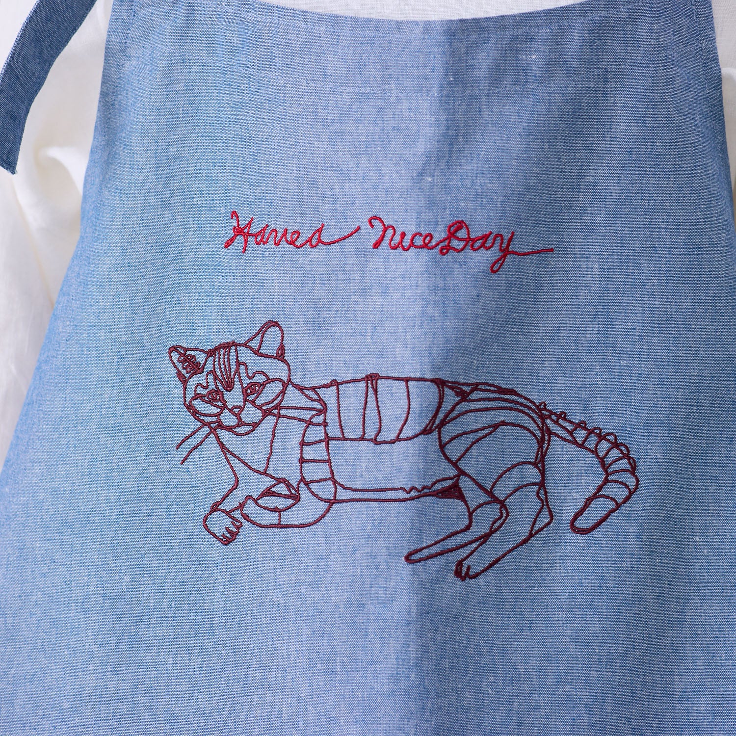 【＋HAyU】-kitchen fabrics- ショートエプロン - cocca