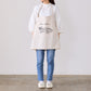 【＋HAyU】-kitchen fabrics- ショートエプロン - cocca