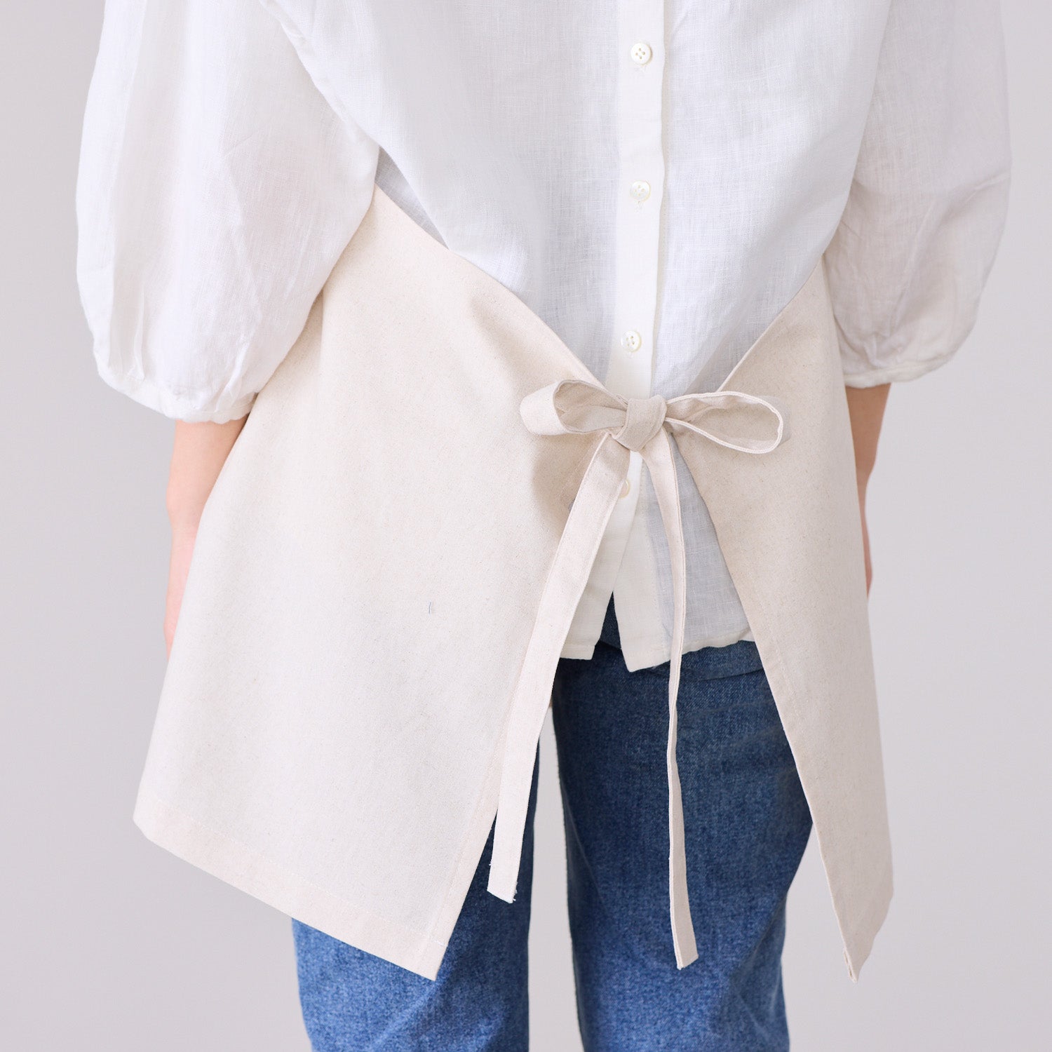 【＋HAyU】-kitchen fabrics- ショートエプロン - cocca