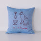 【＋HAyU】- Cushion Cover - クッションカバー ～グルメネコ～ - cocca