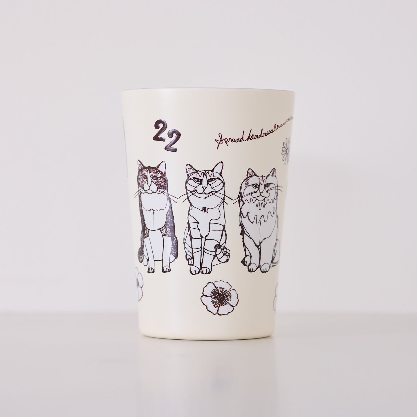 【＋HAyU】2WAYタンブラー 450ml ～キャットトリオ～ - cocca