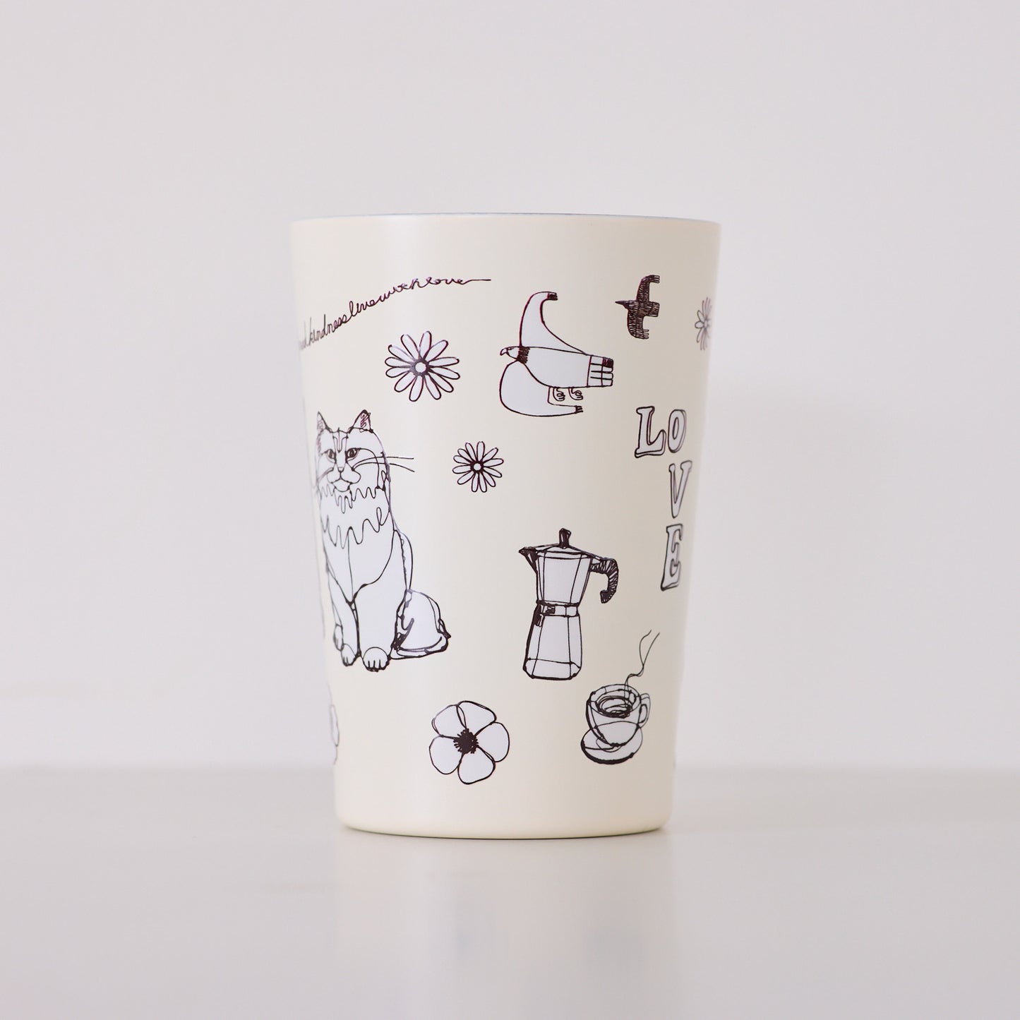 【＋HAyU】2WAYタンブラー 450ml ～キャットトリオ～ - cocca