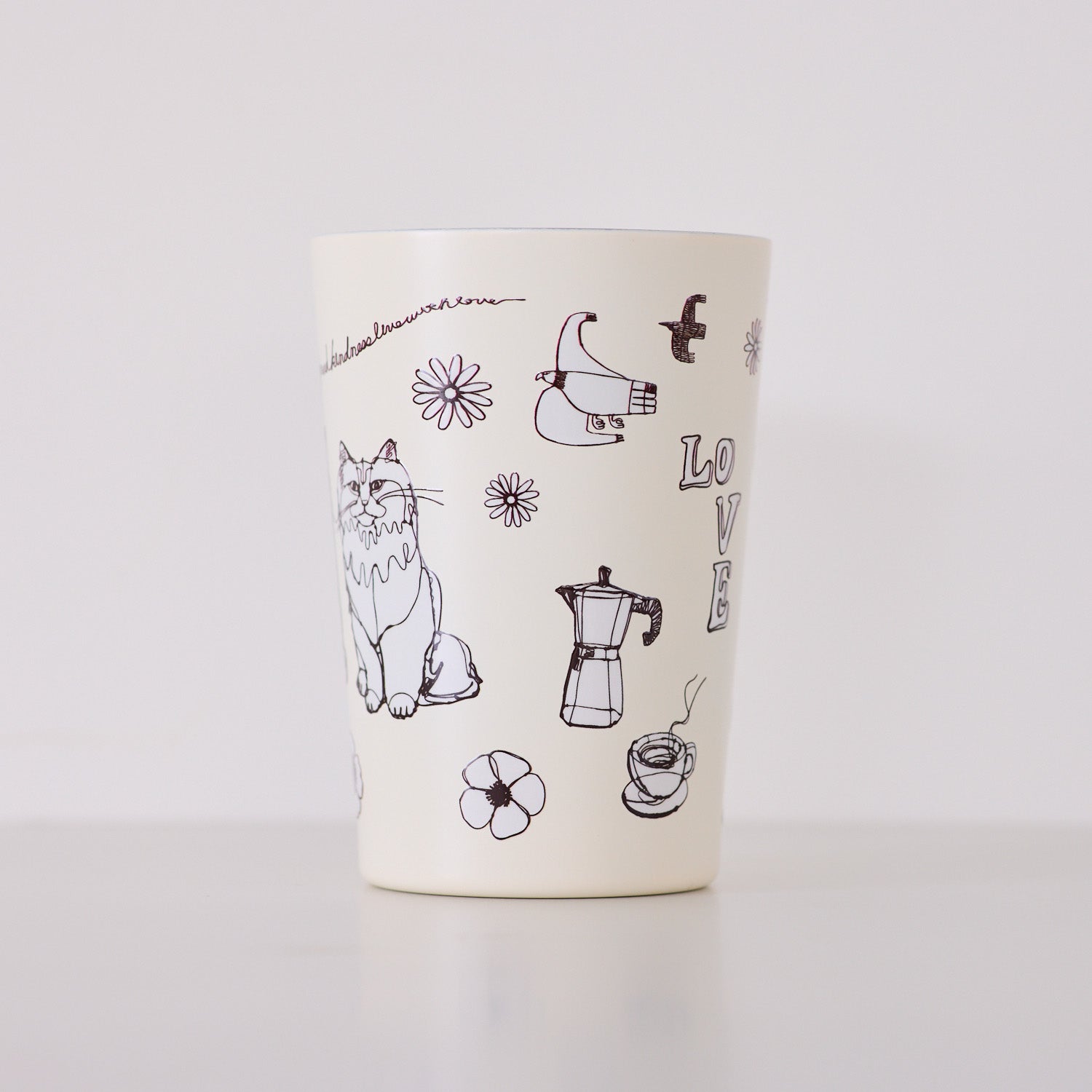 【＋HAyU】2WAYタンブラー 450ml ～キャットトリオ～ - cocca