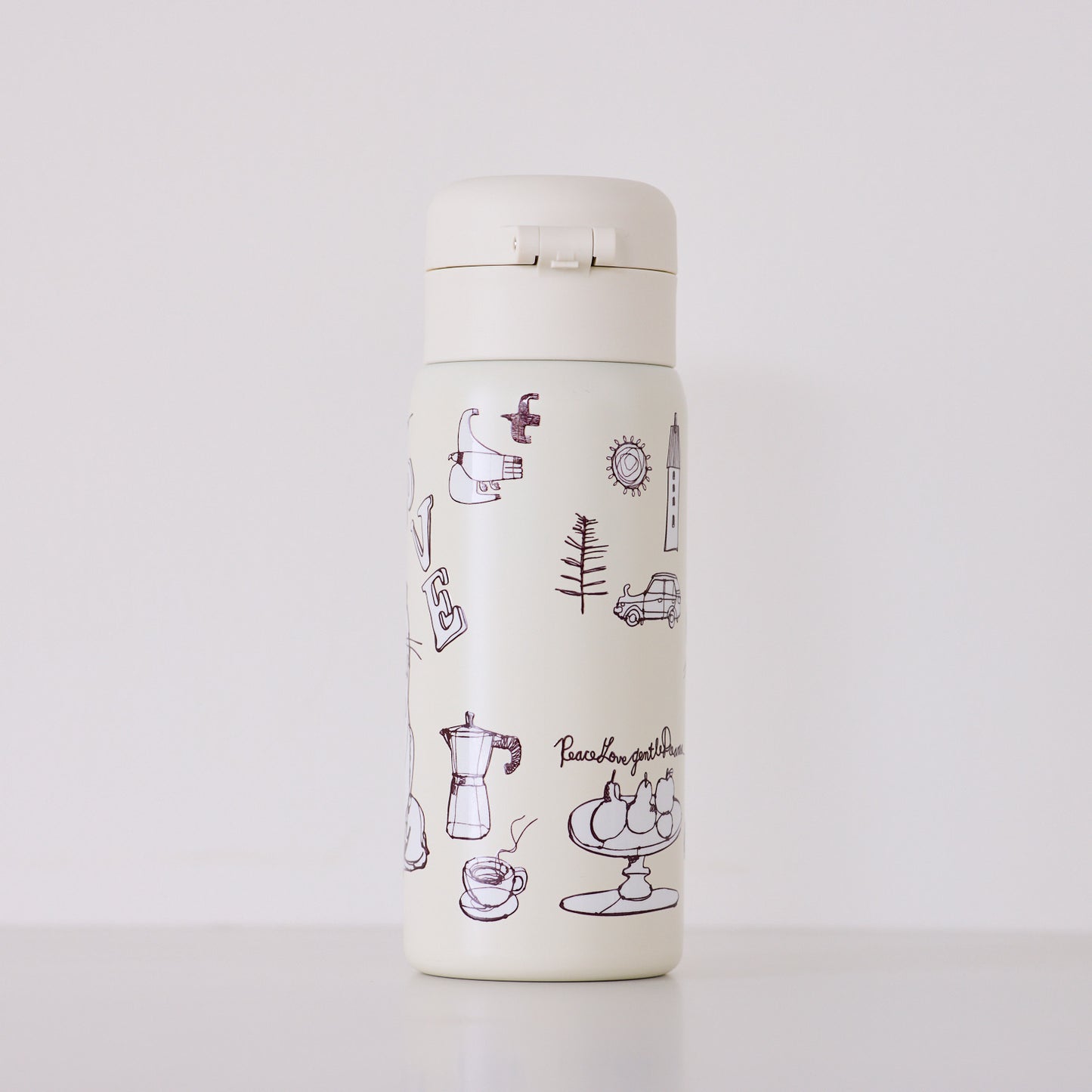 【＋HAyU】ワンプッシュボトル 350ml ～キャットトリオ～ - cocca
