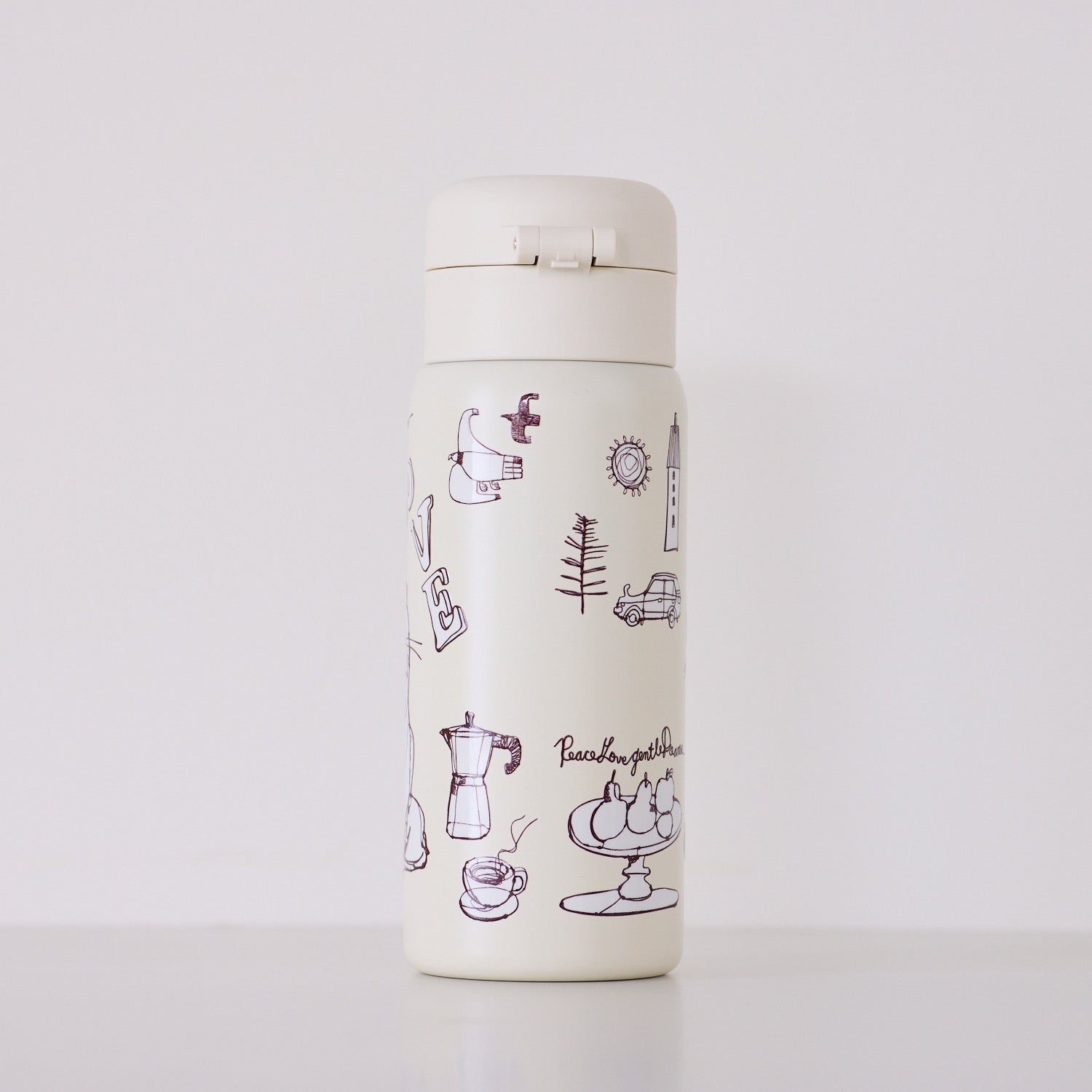 【＋HAyU】ワンプッシュボトル 350ml ～キャットトリオ～ - cocca