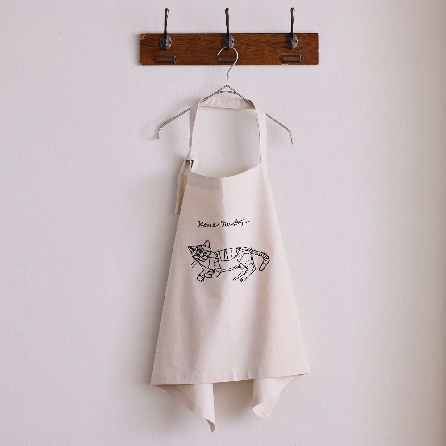 【＋HAyU】-kitchen fabrics- ショートエプロン - cocca