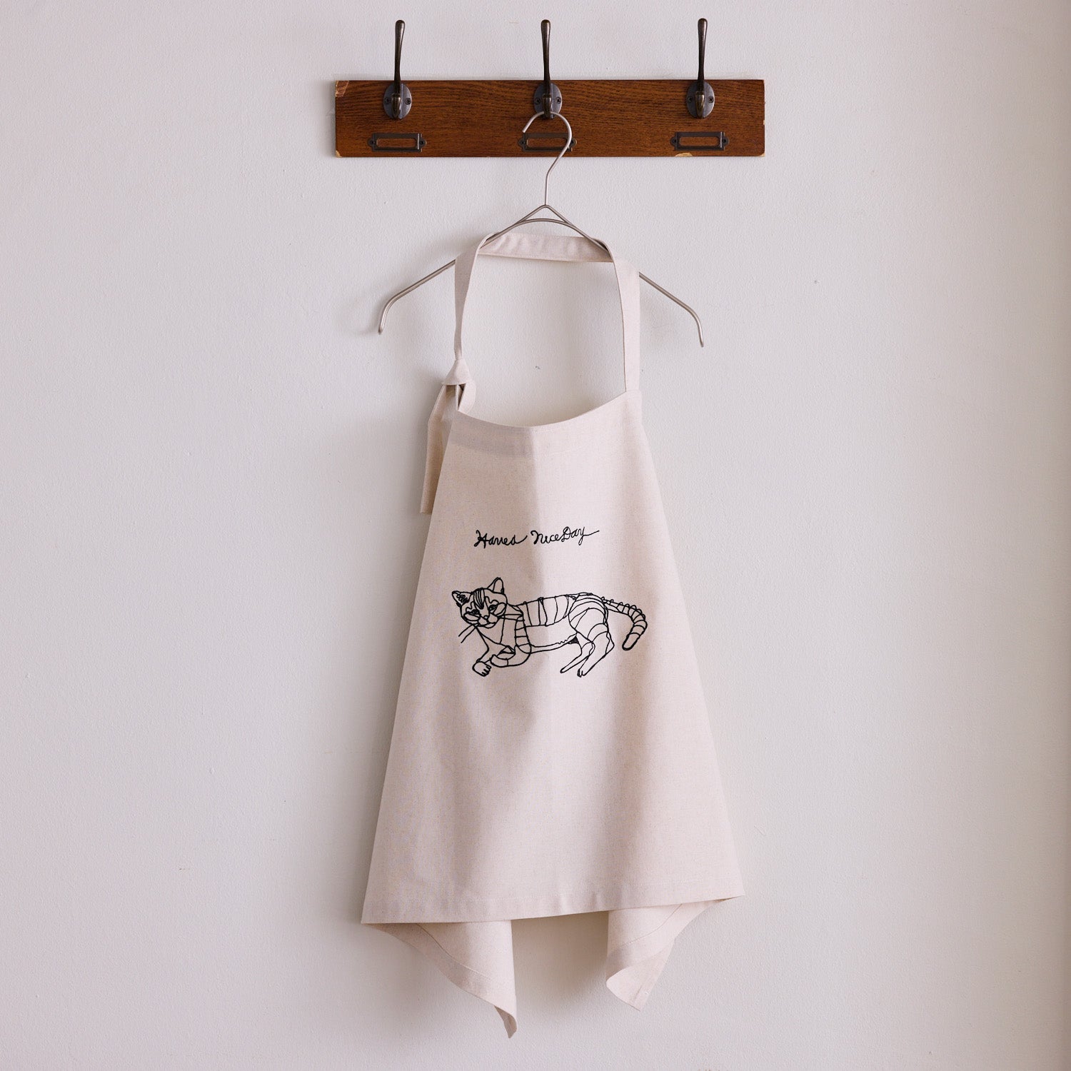 【＋HAyU】-kitchen fabrics- ショートエプロン - cocca