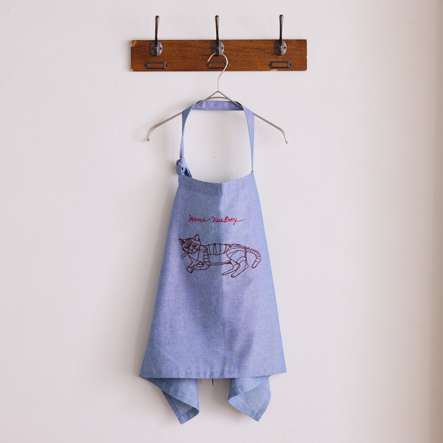 【＋HAyU】-kitchen fabrics- ショートエプロン - cocca