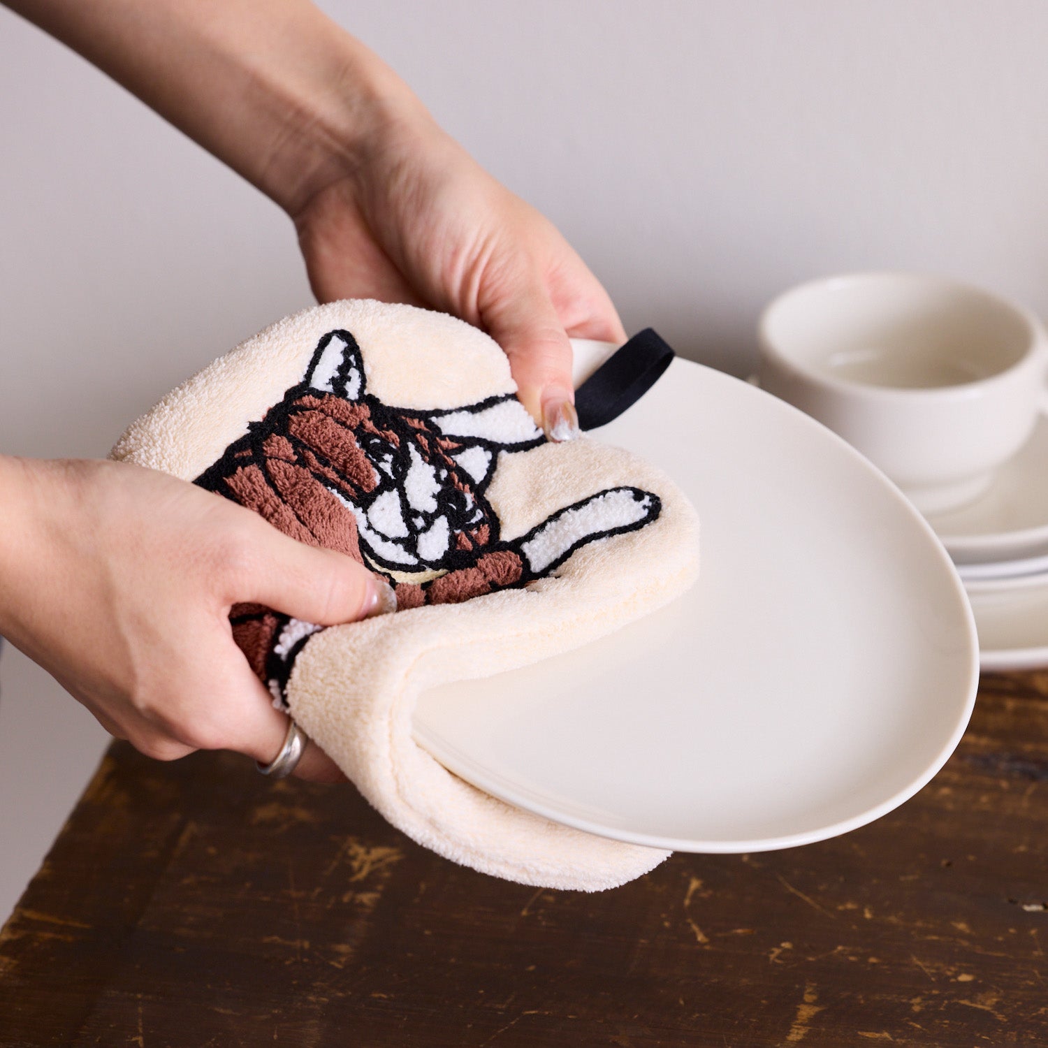 【＋HAyU】-kitchen fabrics- キッチンタオル - cocca