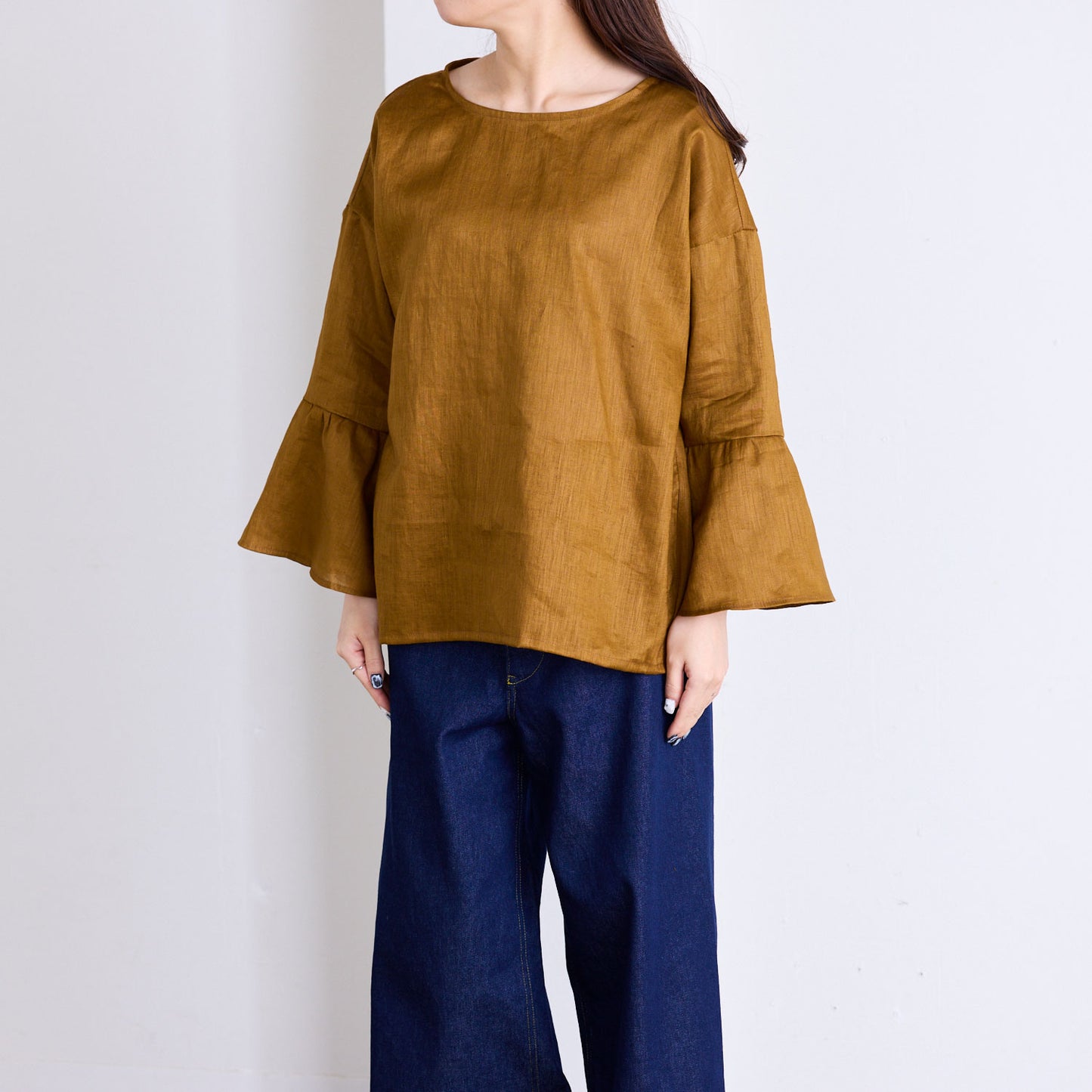 （無料サンプル）ベーシックリネン100％ 薄手無地 - cocca