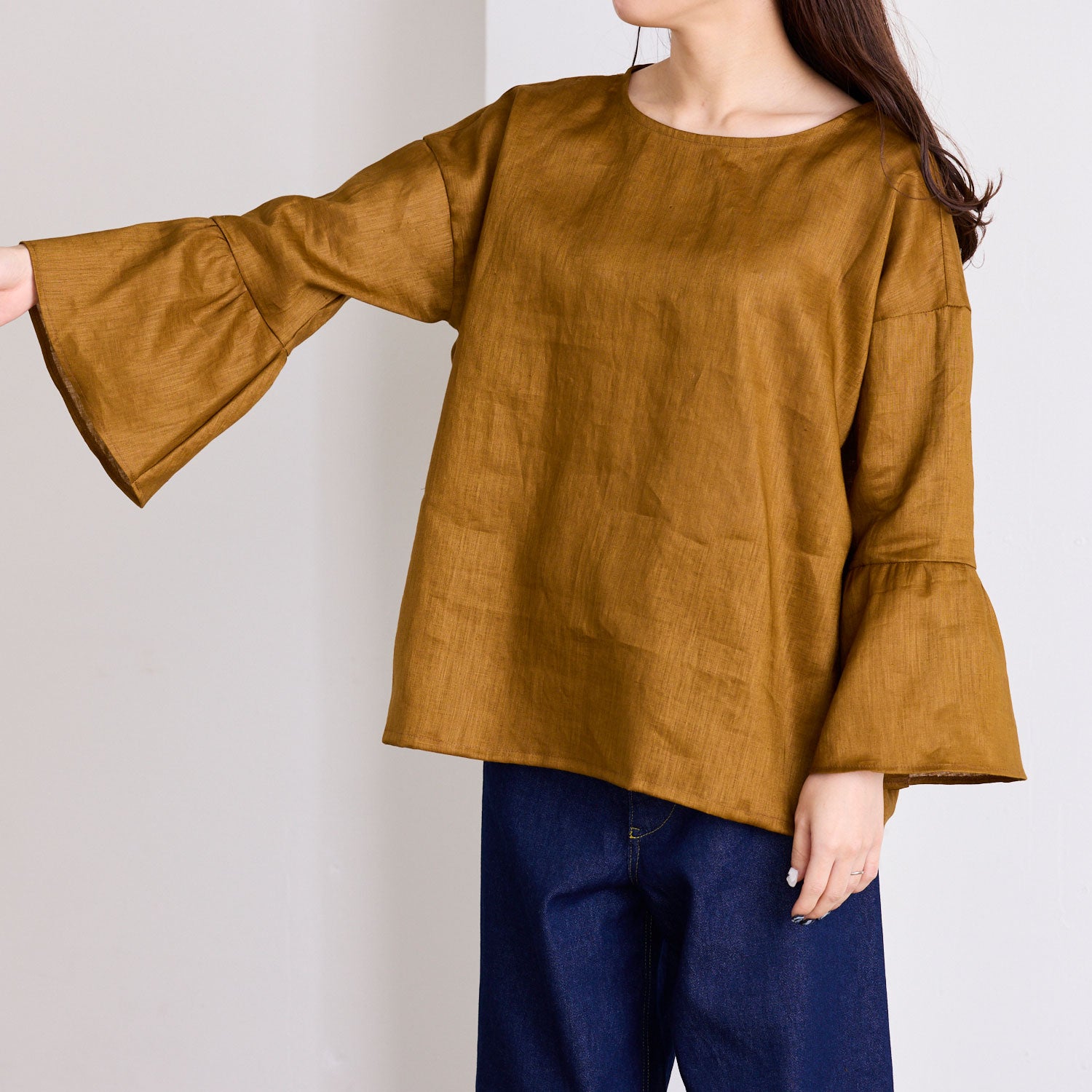 （無料サンプル）ベーシックリネン100％ 薄手無地 - cocca