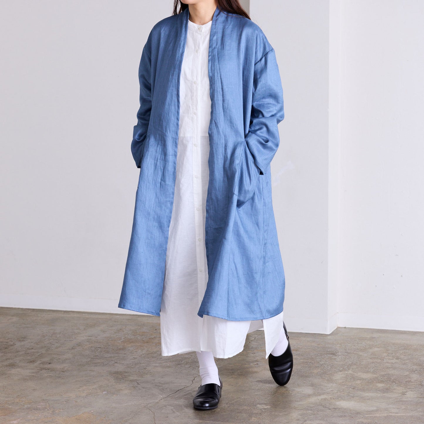 （無料サンプル）ベーシックリネン100％ 薄手無地 - cocca