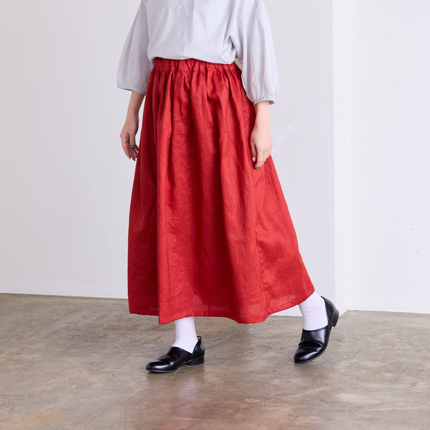 （無料サンプル）ベーシックリネン100％ 薄手無地 - cocca