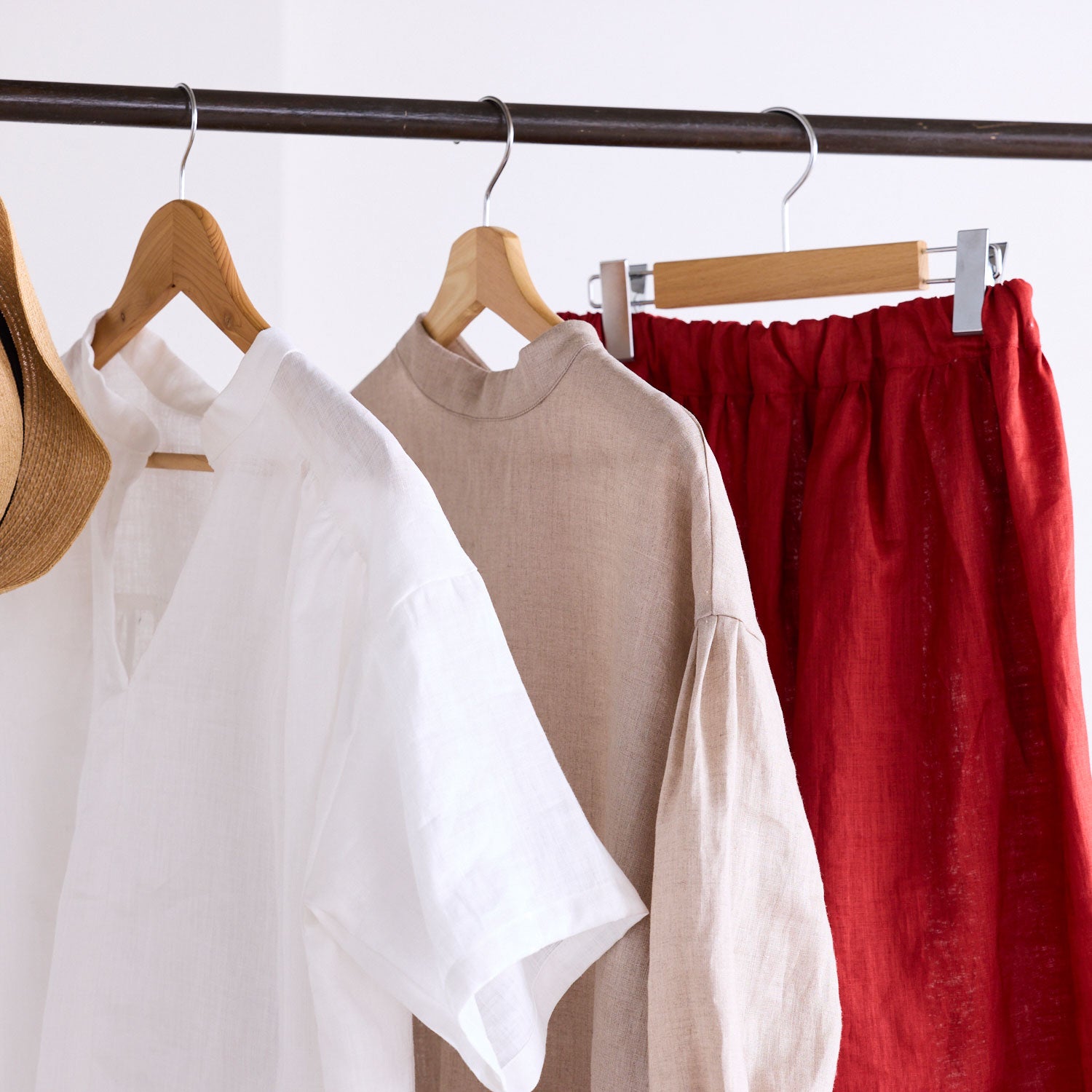 （無料サンプル）ベーシックリネン100％ 薄手無地 - cocca