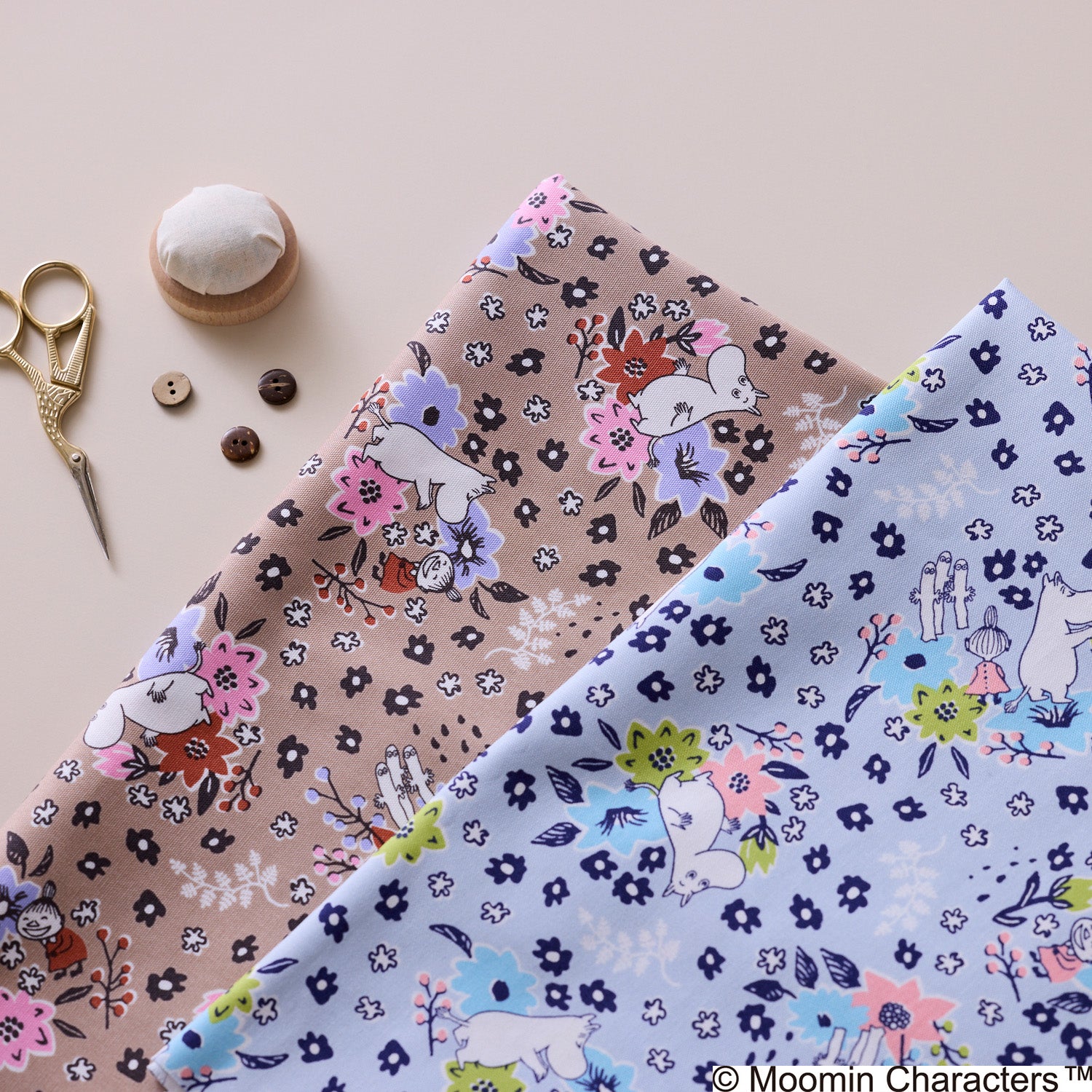 MOOMIN ムーミン ～ピエニオンニ～ 綿100％オックス