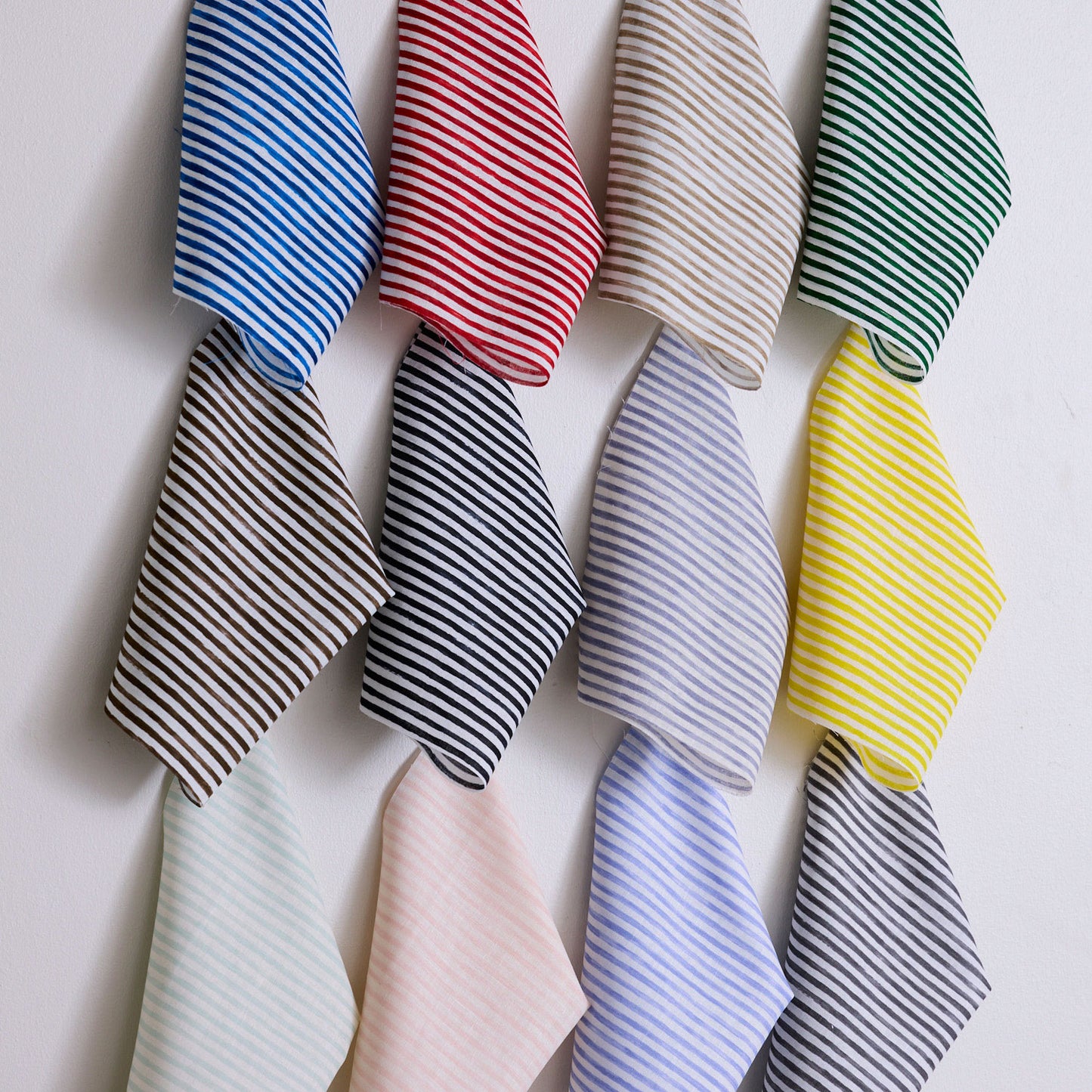 【coccaオリジナル】shima shima  ストライプ～綿麻シーチング～ - cocca