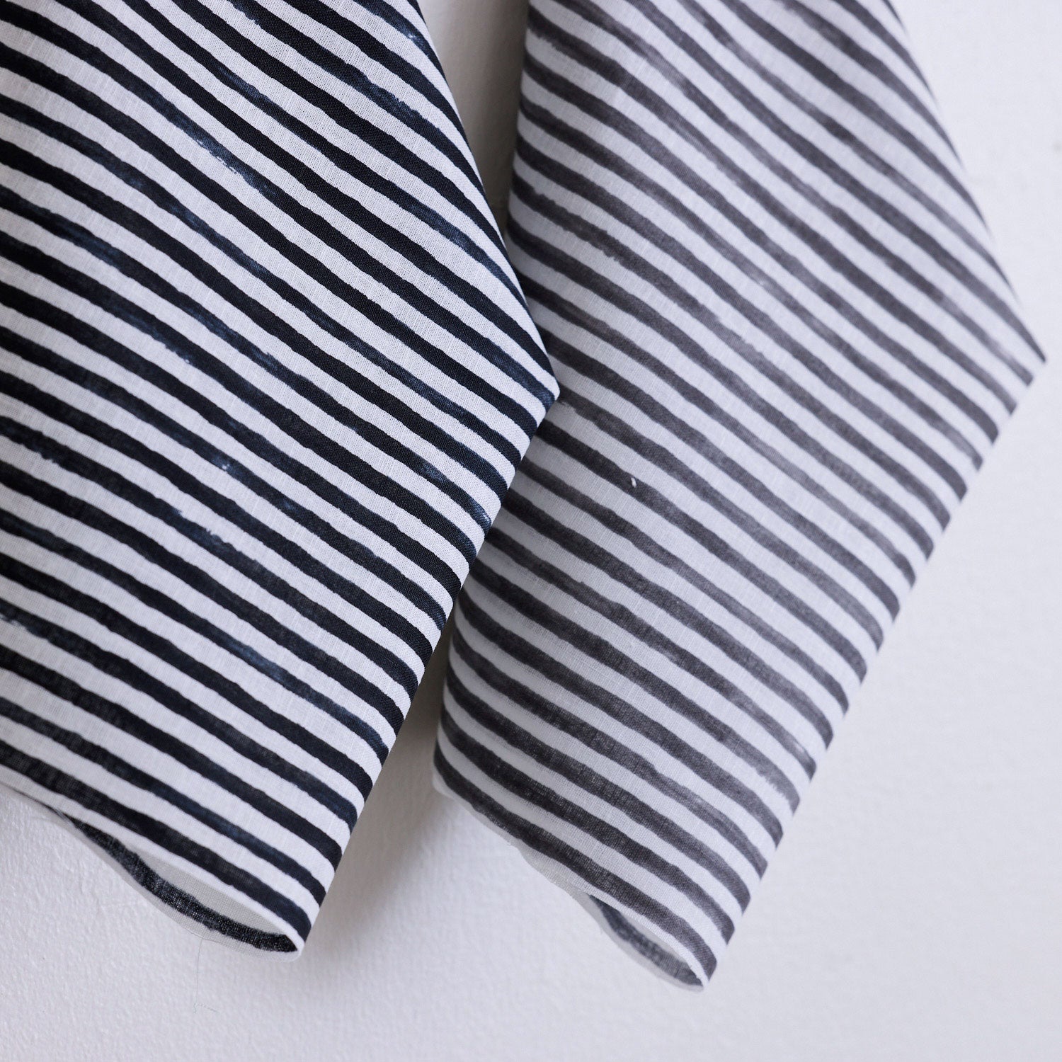 【coccaオリジナル】shima shima  ストライプ～綿麻シーチング～ - cocca