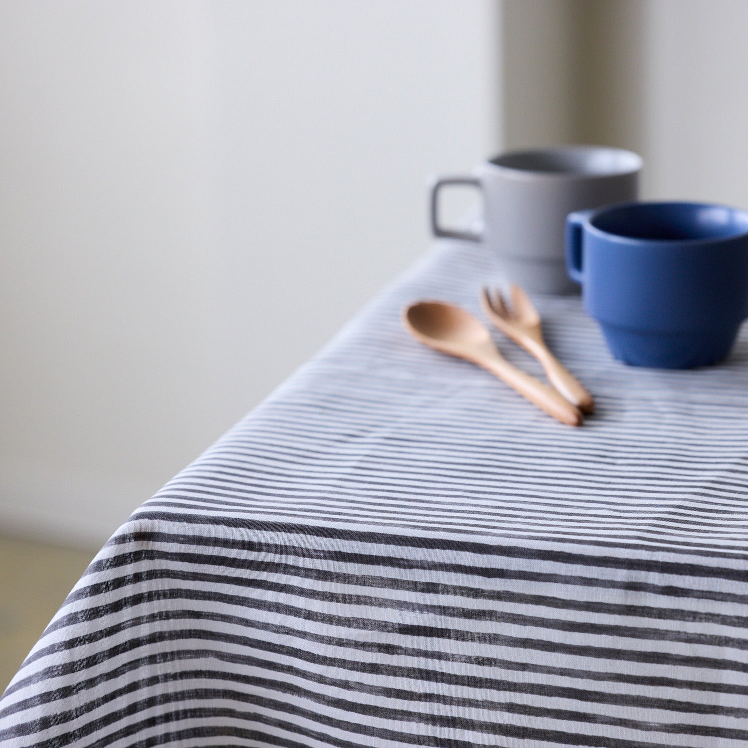 【coccaオリジナル】shima shima  ストライプ～綿麻シーチング～ - cocca