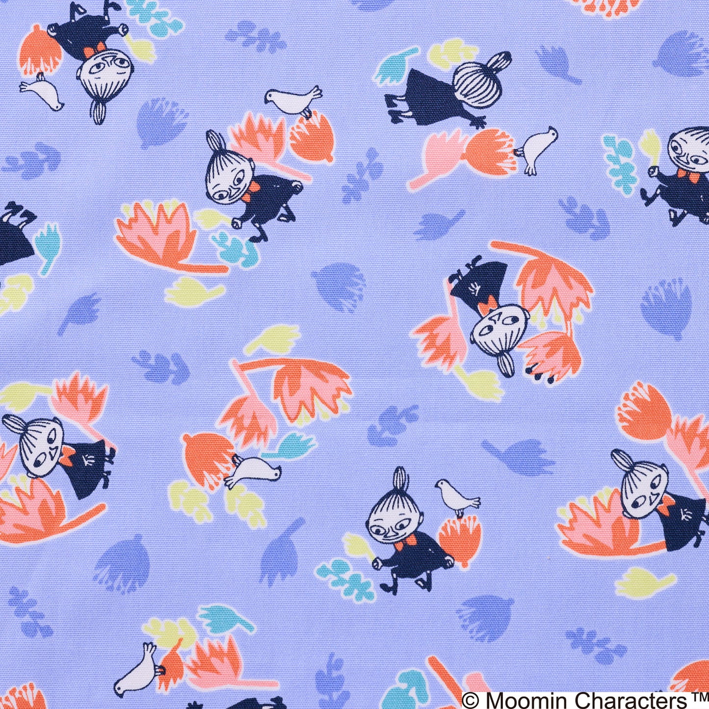 MOOMIN ムーミン ～リトルミイフェア柄～ 綿100％オックス