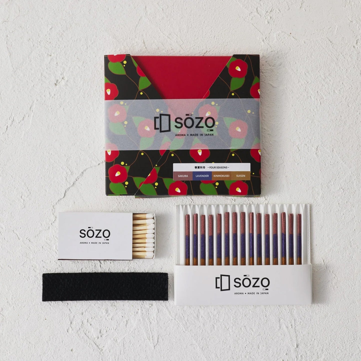 SOZO（ソウゾウ）お香タイマー 春夏秋冬～FOUR SEASONS～