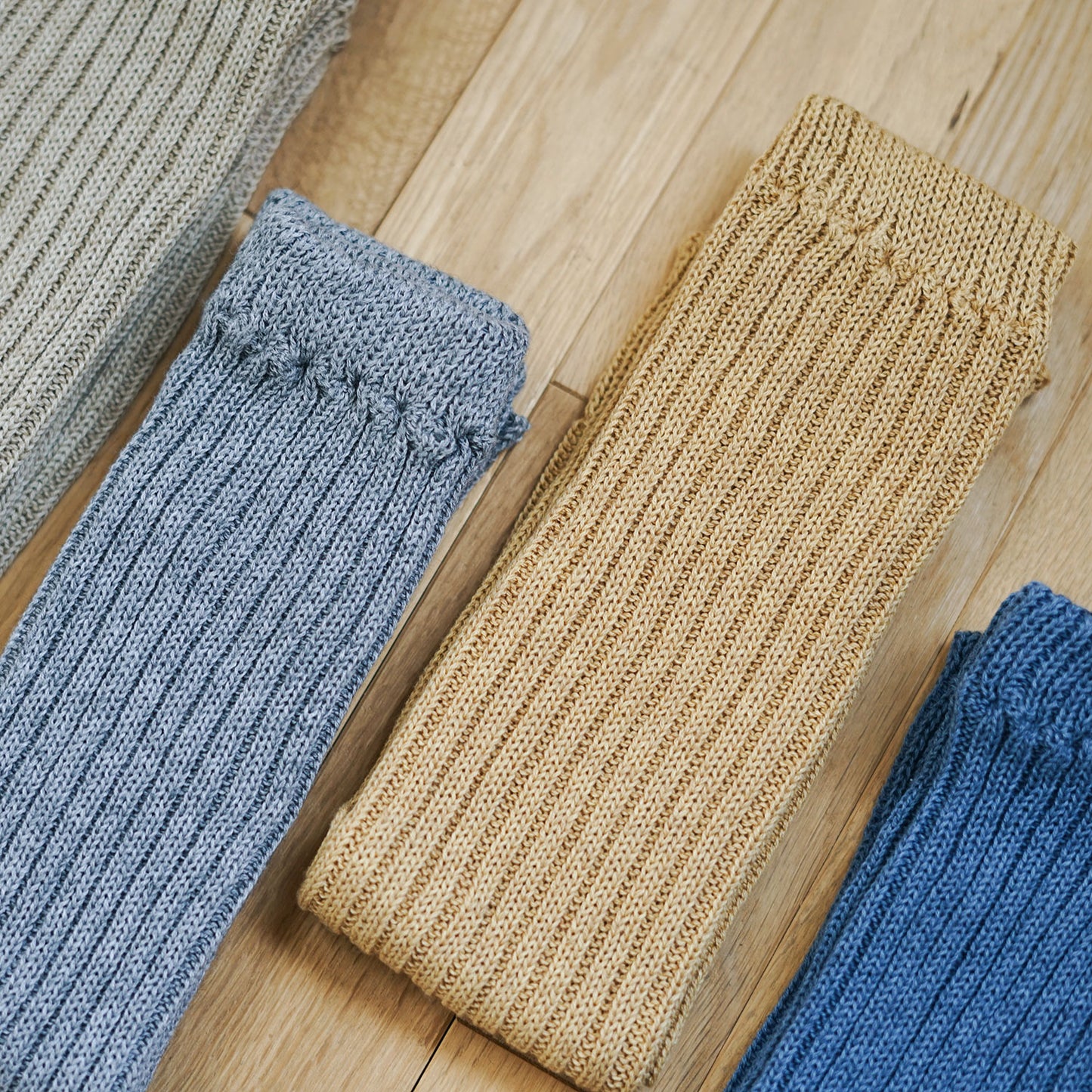 memeri カシミヤコットン アーム＆レッグウォーマー