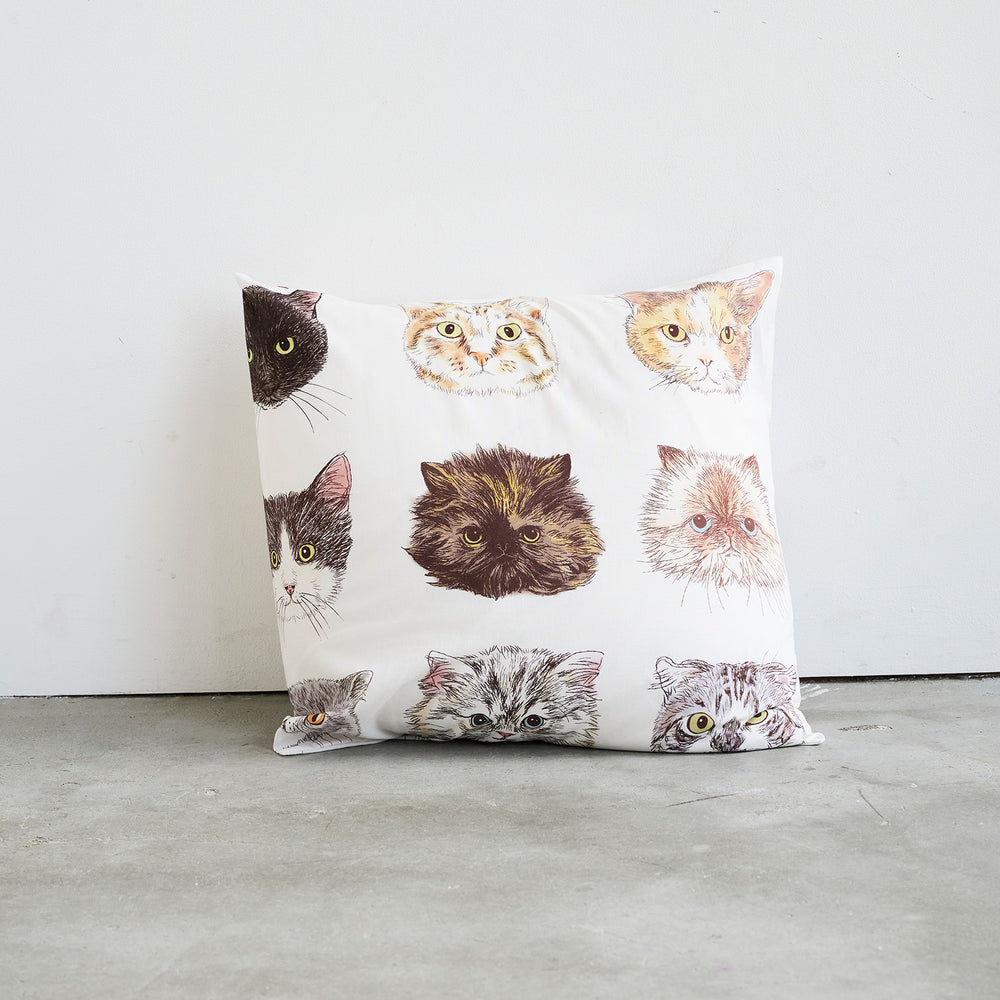 【予約販売】365 CAT ART ～CAT FACE～ 綿100%シーチング EKX-1700-2A