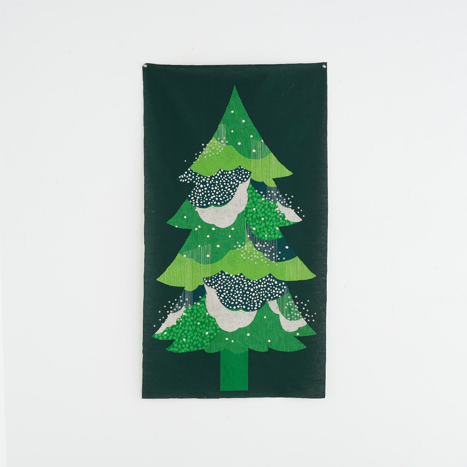 echino/エチノ 2025～christmas tree～綿麻キャンバス パネル生地