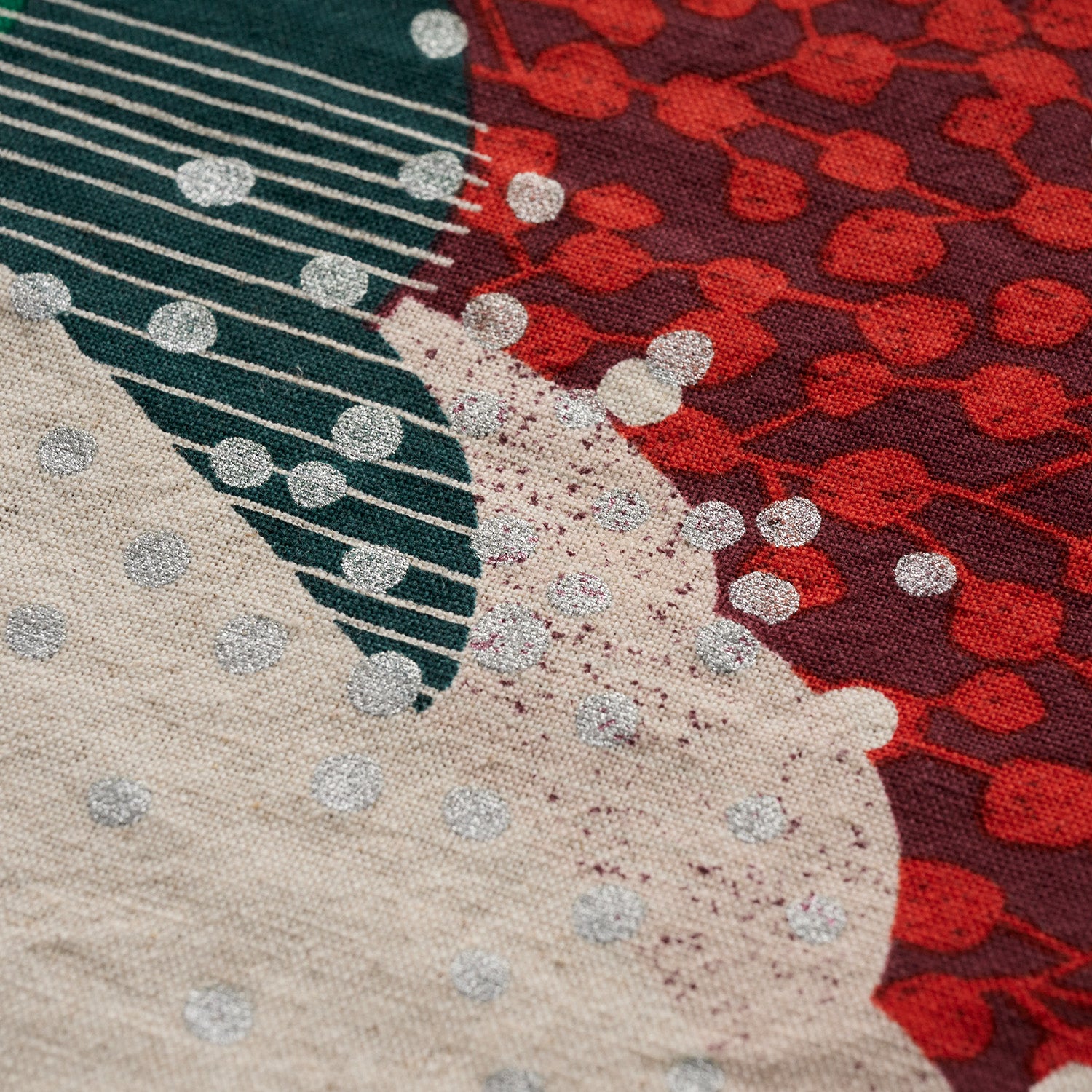 echino/エチノ 2025～christmas tree～綿麻キャンバス パネル生地