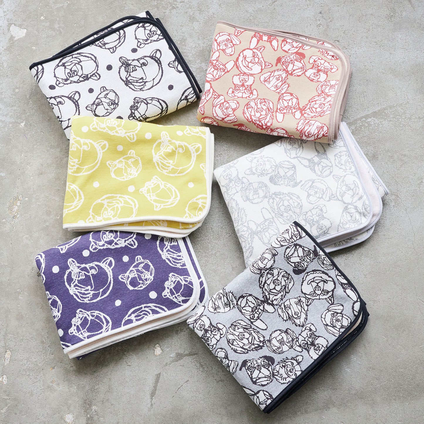 【＋HAyU fabric】ブランケット ～BEAR～