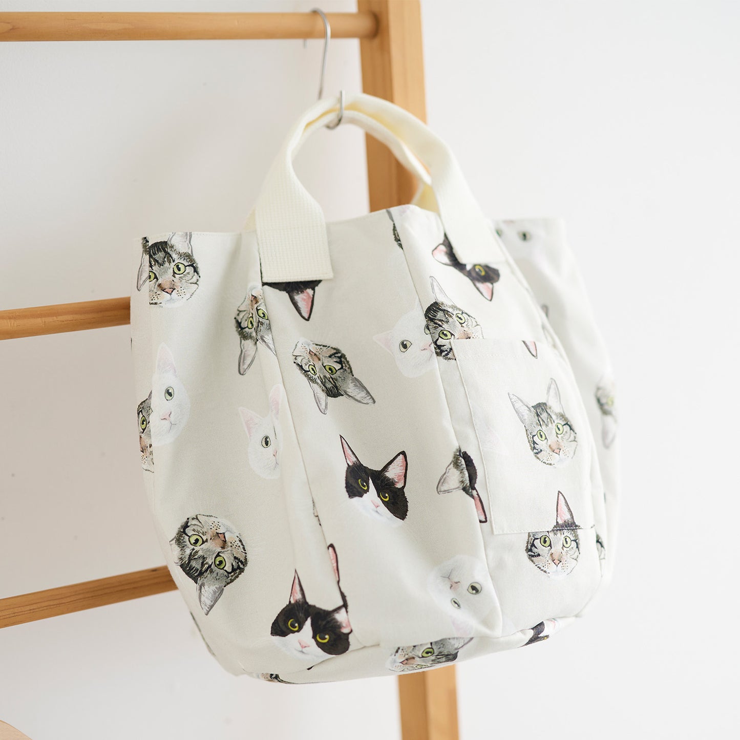 【直営店限定・予約販売】Coony/クーニー Three cats ～綿100%シーチング～