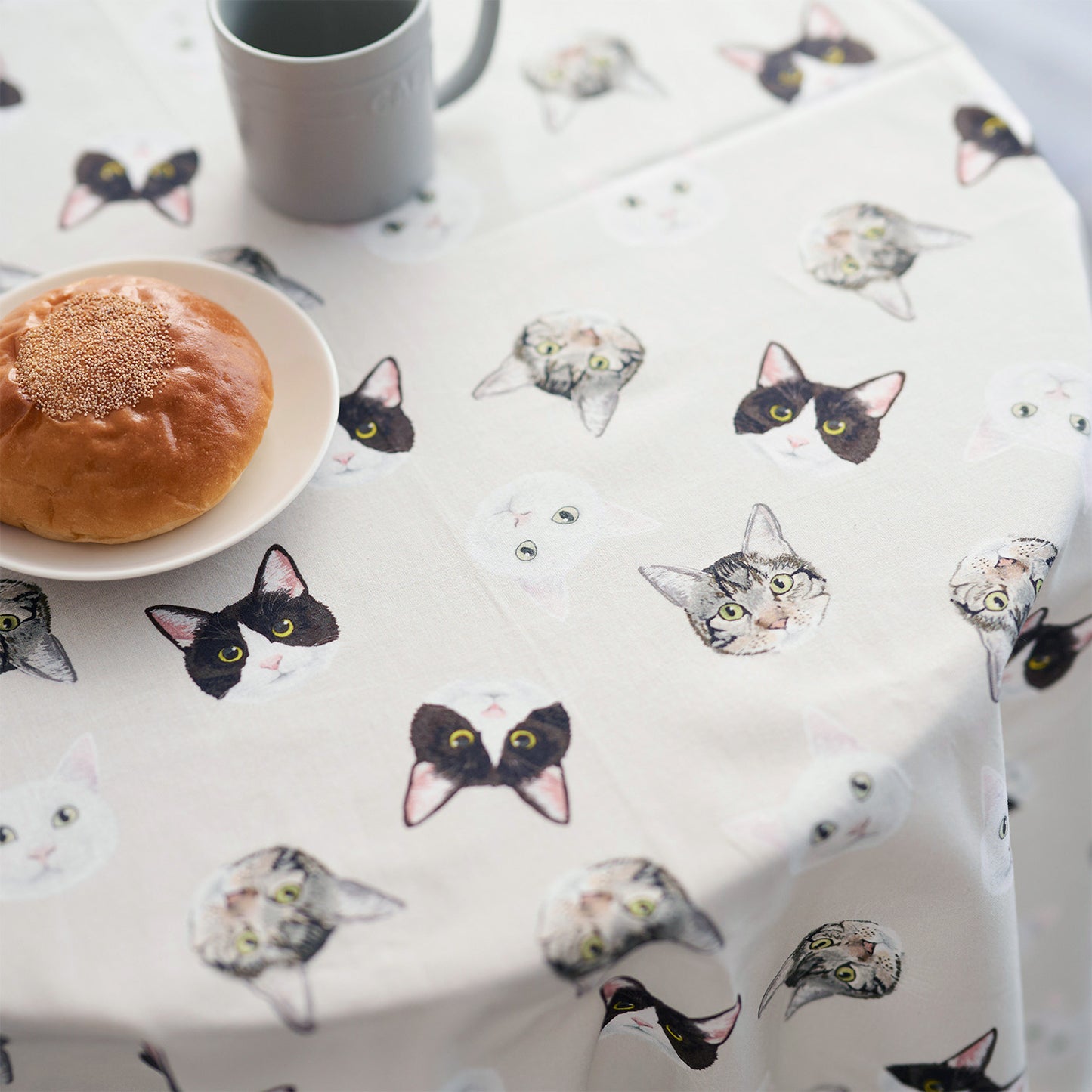 【直営店限定・予約販売】Coony/クーニー Three cats ～綿100%シーチング～