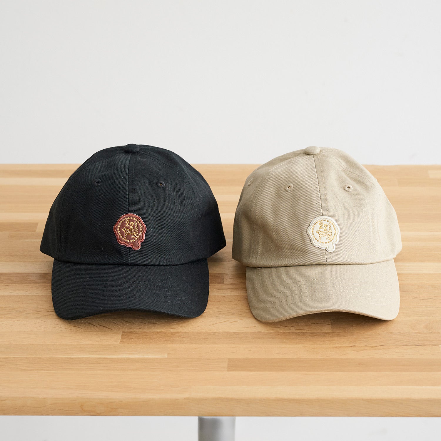 【＋HAyU】刺繍ワッペンツイルキャップ