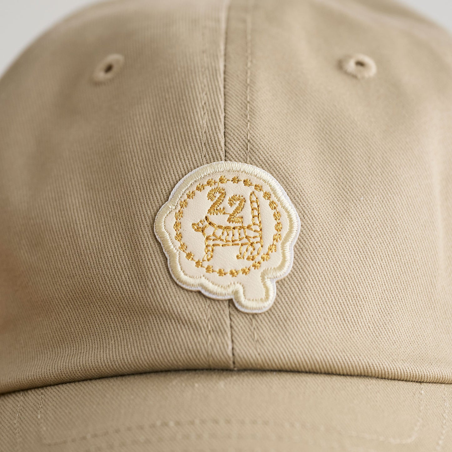 【＋HAyU】刺繍ワッペンツイルキャップ