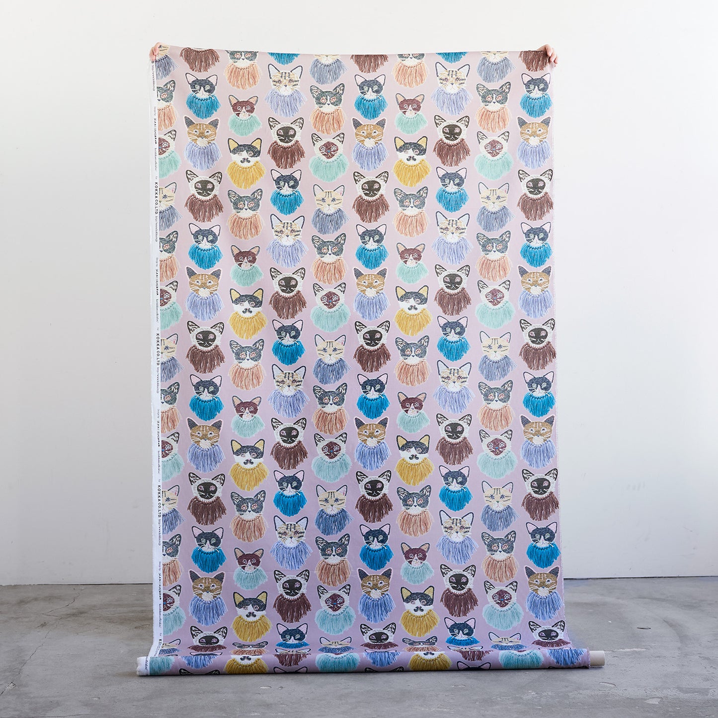 【予約販売】Kari Ishikawa ～we are cats 綿100%シーチング - cocca