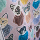 【予約販売】Kari Ishikawa ～we are cats 綿100%シーチング - cocca